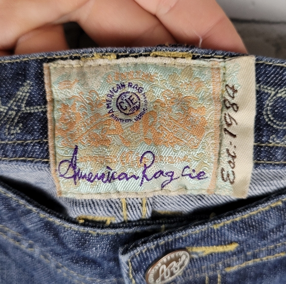 AMERICAN RAG | denim bermuda flap pocket jean shorts - Picture 3 of 5